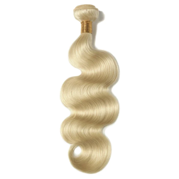 #613 Blonde body wave Virgin Brazilian hair is 100% Raw human virgin hair.