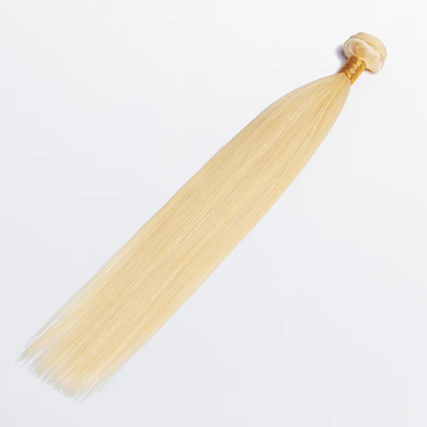 12-30 Inch #613 Blonde Straight Colored Remy Hair - Image 2