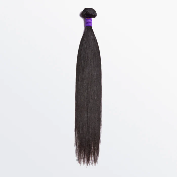 14-30 Inch 12A Premium Raw Indian Hair Straight #1B Natural Black