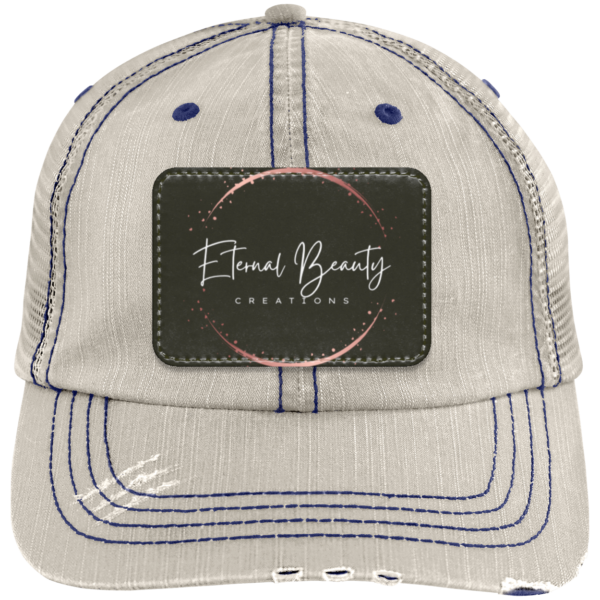 Eternal Beauty Creations Distressed Unstructured Trucker Cap - Patch - Image 2