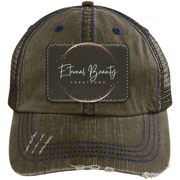 Eternal Beauty Creations Distressed Unstructured Trucker Cap - Patch - Image 3