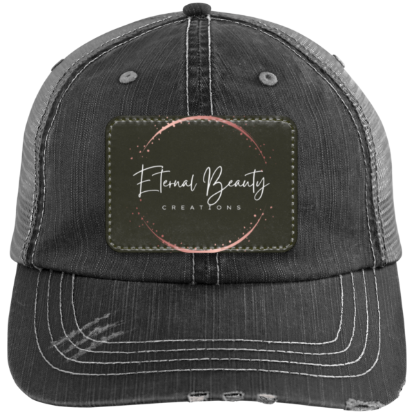 Eternal Beauty Creations Distressed Unstructured Trucker Cap - Patch - Image 4