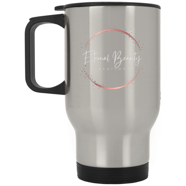 Eternal Beauty Creations Silver Stainless Travel Mug