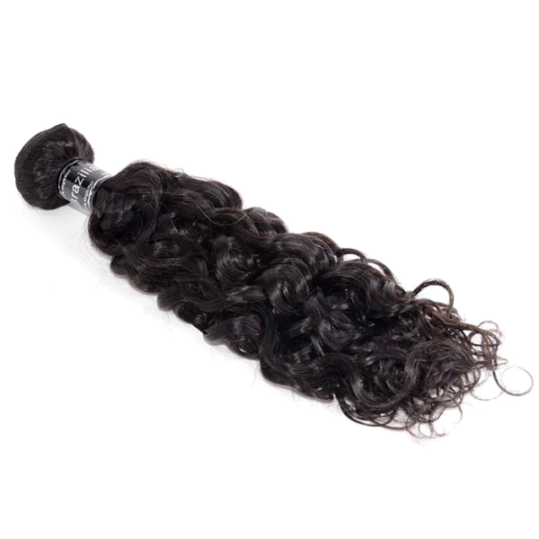 10-30 Inch Italian Curly Virgin Brazilian Hair #1B Natural Black - Image 2